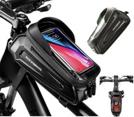 Taška na bicykel Taška na bicykel, vodotesná predná časť pre telefón Taška na bicykel Taška na bicykel, vodotesná predná časť pre telefón
