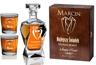 KRABIČKA, KARAFA, POHÁRE PRE SVEDKOV S GRAVÍM KRABIČKA, KARAFA, POHÁRE PRE SVEDKOV S GRAVÍM
