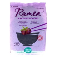 Bezlepkové rezance Ramen vyrobené z organickej čiernej ryže Bezlepkové rezance Ramen vyrobené z organickej čiernej ryže