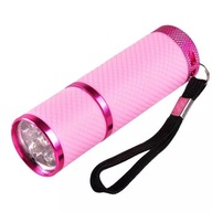 Mini UV LED baterka na nechty ružová Mini UV LED baterka na nechty ružová