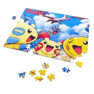 Puzzle + meno Pokemon Detective Pikachu A3 252 ks Puzzle + meno Pokemon Detective Pikachu A3 252 ks