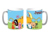 DOBRODRUŽNÝ ČASOVÝ HRNČEK Adventure Time + MENO 330ML