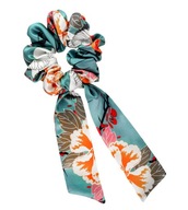 Hodvábna scrunchie so stuhou do vlasov - Tokio Hodvábna scrunchie so stuhou do vlasov - Tokio