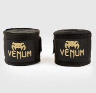 VENUM zábaly 2,5 m boxerské obväzy čierna/zlatá VENUM zábaly 2,5 m boxerské obväzy čierna/zlatá