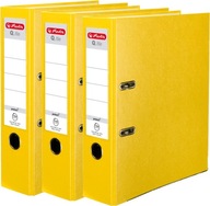 Herlitz Q.file A4 zakladač 80mm žltý x3