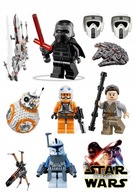 Potlač fondánovú tortu LEGO STAR WARS set Potlač fondánovú tortu LEGO STAR WARS set