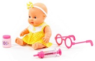 Bábika pre bábätko 24 cm doktor + striekačka
