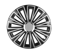 SUNSET HUBCAPS 16" C/S čierna a strieborná SADA 4 kusov SUNSET HUBCAPS 16" C/S čierna a strieborná SADA 4 kusov