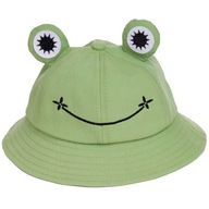 Rybársky klobúk žaba bucket hat zelený