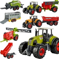 Veľká sada traktorov Poľnohospodárske stroje Traktor Traktor Príves Postrekovač Veľká sada traktorov Poľnohospodárske stroje Traktor Traktor Príves Postrekovač