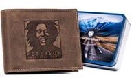 Pánska kožená RFID peňaženka PETERSON ako darček