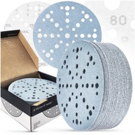 50x kotúčové brúsne kotúče Brúsny papier Festool brúsky na suchý zips 150 mm P80