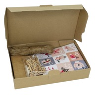 ADVENTNÝ KALENDÁR - TAŠKY HODINY NÁLEPKY DIY XXL SET ADVENTNÝ KALENDÁR - TAŠKY HODINY NÁLEPKY DIY XXL SET