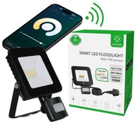 Halogénové LED vonkajšie svietidlo PIR pohybový senzor 20W WIFI SMART TUYA WOOX Halogénové LED vonkajšie svietidlo PIR pohybový senzor 20W WIFI SMART TUYA WOOX