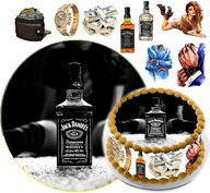 SADA TORTY VLNY ŠTÍTOK WHISKY JACK + TEXT SADA TORTY VLNY ŠTÍTOK WHISKY JACK + TEXT