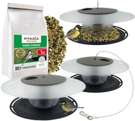 Vták z vtáčieho kŕmna Sikorek vrabci na karmu a 1 kg kŕmenie malých zrna zmesi Vták z vtáčieho kŕmna Sikorek vrabci na karmu a 1 kg kŕmenie malých zrna zmesi