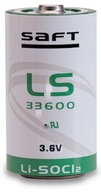 SAFT LS33600/STD D 3,6V LiSOCl2 lítiová batéria