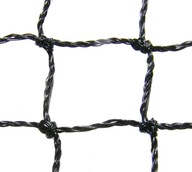 Sieť na lapače loptičiek na bránky, sieťovina 6x6cm, čierna UV