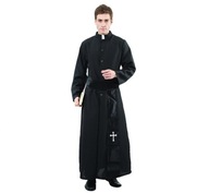 Kostým kňaza, sutana + opasok, veľkosť L (52)