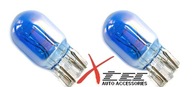 Japonské xenónové modré žiarovky Xtec W21/5W T20 6000k