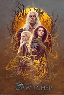 Plagát Zaklínač Geralt Ciri Yennefer 61x91,5 Plagát Zaklínač Geralt Ciri Yennefer 61x91,5