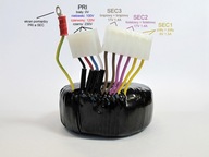 Breve TTS 60 toroidný transformátor 230 (120;100V)/17-17-6V 1,4-1,4-1,5A Breve TTS 60 toroidný transformátor 230 (120;100V)/17-17-6V 1,4-1,4-1,5A