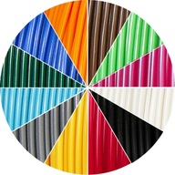 PLA náplne 20x5m pre 3D PLA pero 1,75mm 20 farieb, po 5m = 100m / 350g PLA náplne 20x5m pre 3D PLA pero 1,75mm 20 farieb, po 5m = 100m / 350g