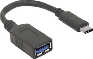 USB kábel - USB Type C Manhattan 15 cm