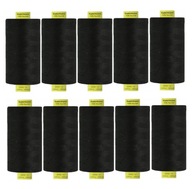 Vlákna Gutermann 120 Col 2111 1000 m čierne obaly 10 kusov Vlákna Gutermann 120 Col 2111 1000 m čierne obaly 10 kusov