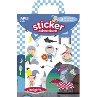 Sada nálepiek s 2 doskami Apli Kids - Rytieri Sada nálepiek s 2 doskami Apli Kids - Rytieri