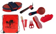 8-dielna súprava ruksaku v červenej farbe