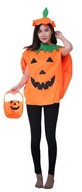 Kostým s tekvicovou taškou Halloweensky kostým pre dospelých + taška na sladkosti Kostým s tekvicovou taškou Halloweensky kostým pre dospelých + taška na sladkosti