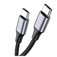 2m USB-C - USB-C Fast Charging 60w 3.0 kábel, opletený PREMIUM KVALITA 2m USB-C - USB-C Fast Charging 60w 3.0 kábel, opletený PREMIUM KVALITA