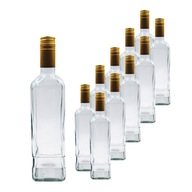 10x 500ml WHISKY SKLENENÁ FĽAŠA NA MOONISH LIKÉR LIKÉROVÉ VÍNO S viečkom 10x 500ml WHISKY SKLENENÁ FĽAŠA NA MOONISH LIKÉR LIKÉROVÉ VÍNO S viečkom