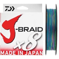Daiwa J-Braid X8 Multi Color 0,18mm 300m Daiwa J-Braid X8 Multi Color 0,18mm 300m