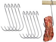 S-417-B Údené háky 17 cm, točené, na údenie údenín, slaniny, rebier S-417-B Údené háky 17 cm, točené, na údenie údenín, slaniny, rebier