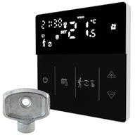 Dotykový termostat pre vodné podlahové kúrenie, LCD plynová pec Dotykový termostat pre vodné podlahové kúrenie, LCD plynová pec