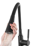 POGO PLUS čierna flexibilná kuchynská batéria POGO PLUS čierna flexibilná kuchynská batéria