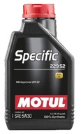 MOTOROVÝ OLEJ 5W-30 ŠPECIFICKÝ 229,52 MOTUL 1L MOTOROVÝ OLEJ 5W-30 ŠPECIFICKÝ 229,52 MOTUL 1L