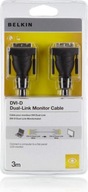 Belkin DVI-D kábel samec - samec 3m DUAL-LINK
