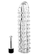 Návlek na penis s vibráciou, dĺžka 16 cm Návlek na penis s vibráciou, dĺžka 16 cm