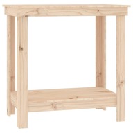 vidaXL Pracovný stôl 80x50x80 cm Masívne drevo