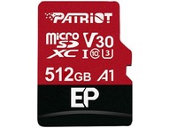 PATRIOT EP 512 GB micro SD XC CL10 UHS U3 A1 V30 PATRIOT EP 512 GB micro SD XC CL10 UHS U3 A1 V30