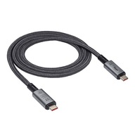 Akyga AK-USB-45 USB-C kábel 8k60Hz USB4 PD 240W 1m Akyga AK-USB-45 USB-C kábel 8k60Hz USB4 PD 240W 1m