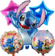 Fóliové balóniky LILO AND STITCH 77cm narodeninová súprava 5 ks. héliová dekorácia Fóliové balóniky LILO AND STITCH 77cm narodeninová súprava 5 ks. héliová dekorácia