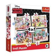 Puzzle 4v1 Minnie Mouse Mini Trefl 34355 Puzzle 4v1 Minnie Mouse Mini Trefl 34355