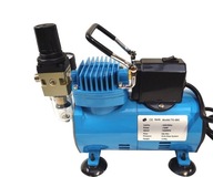 TC-20CF airbrush kompresor, modrý Magma ventilátor