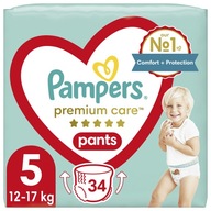 Plienky PAMPERS Premium 5 Junior 34 ks