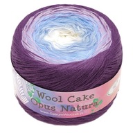 Opus Natura Wool Cake priadza 50029 ombre tieňovaná vlna, 4 pramene, 700m Opus Natura Wool Cake priadza 50029 ombre tieňovaná vlna, 4 pramene, 700m