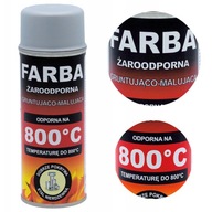 Žiaruvzdorná farba v spreji 400 ml Hansa SILVER 800°C